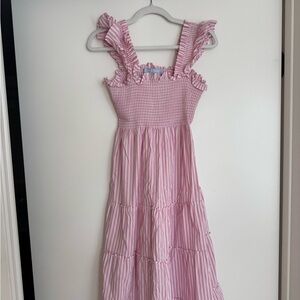 Hill House home bubblegum stripe Ellie nap dress